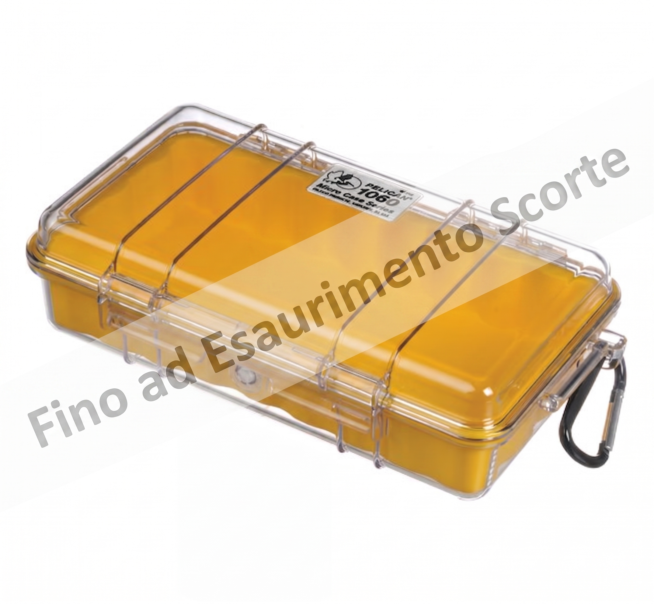 Peli 1060 Micro Clear/yellow liner